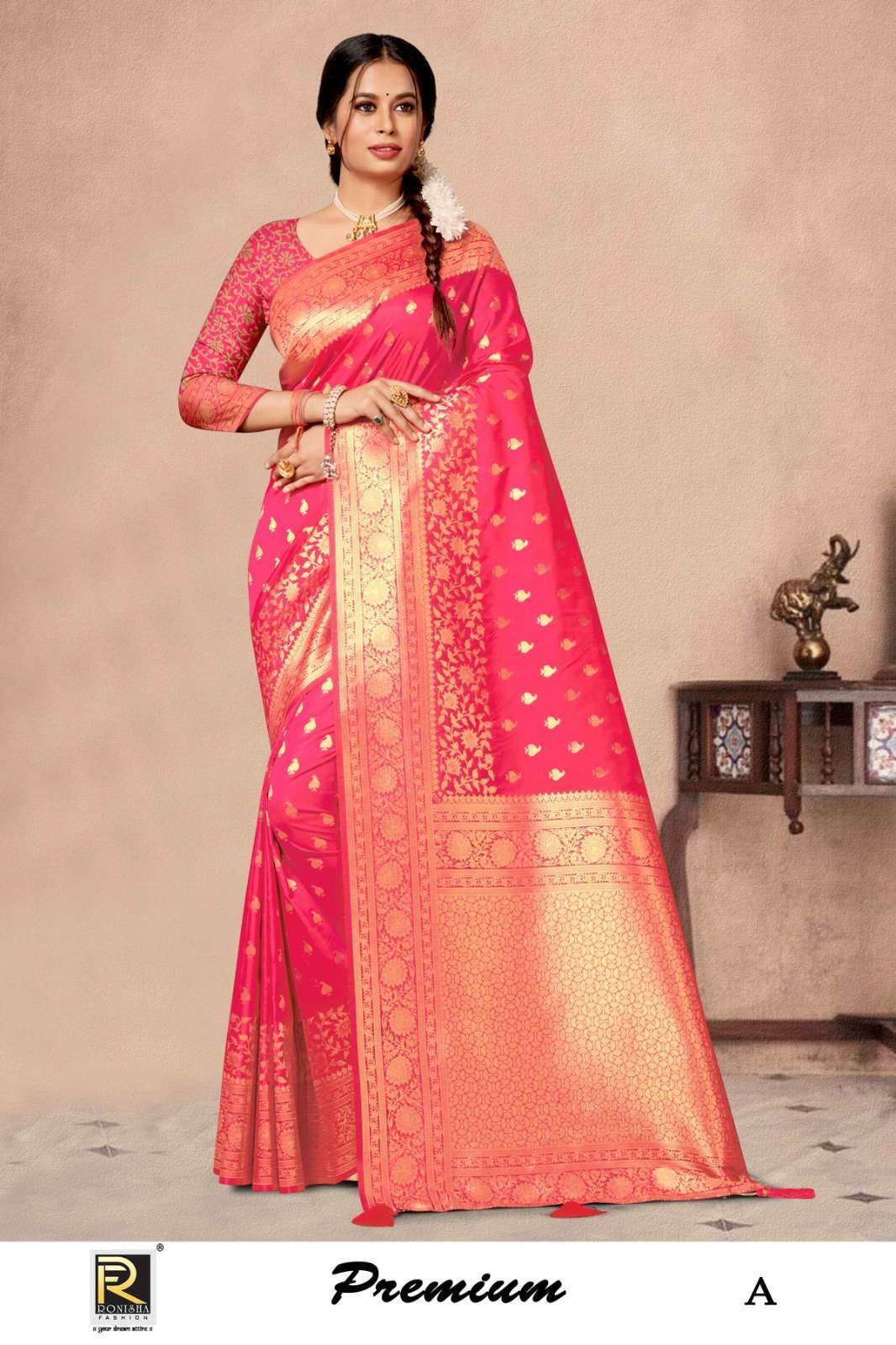 Ronisha Premium Banarasi Silk Wholesale Saree Surat