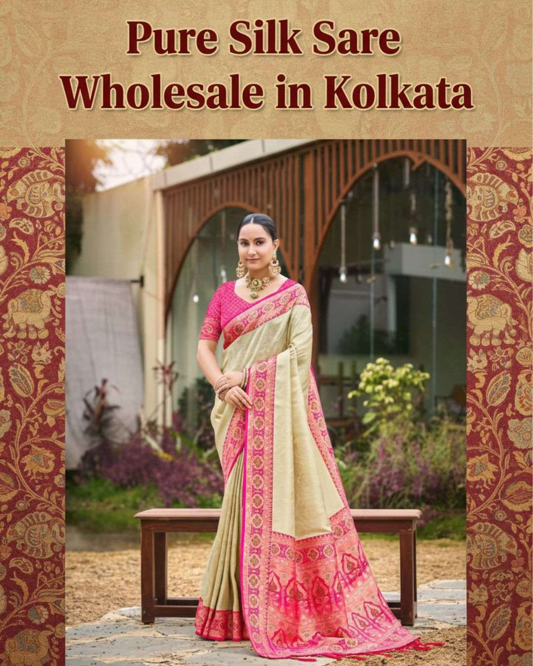 Pure Silk Saree Wholesale in Kolkata