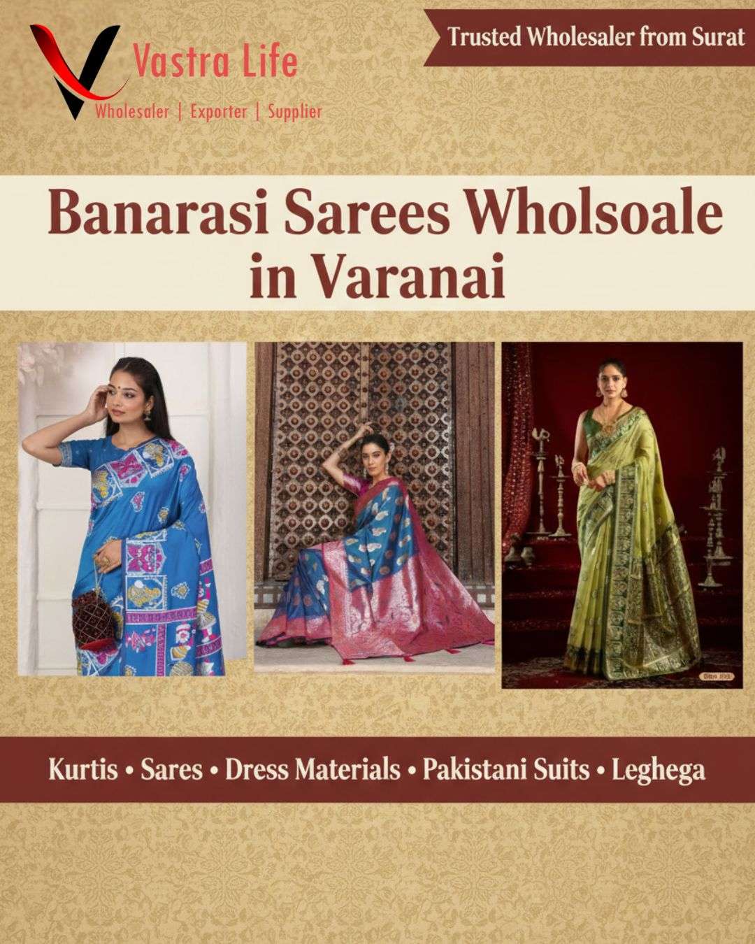 Banarasi Sarees Wholesale in Varanasi