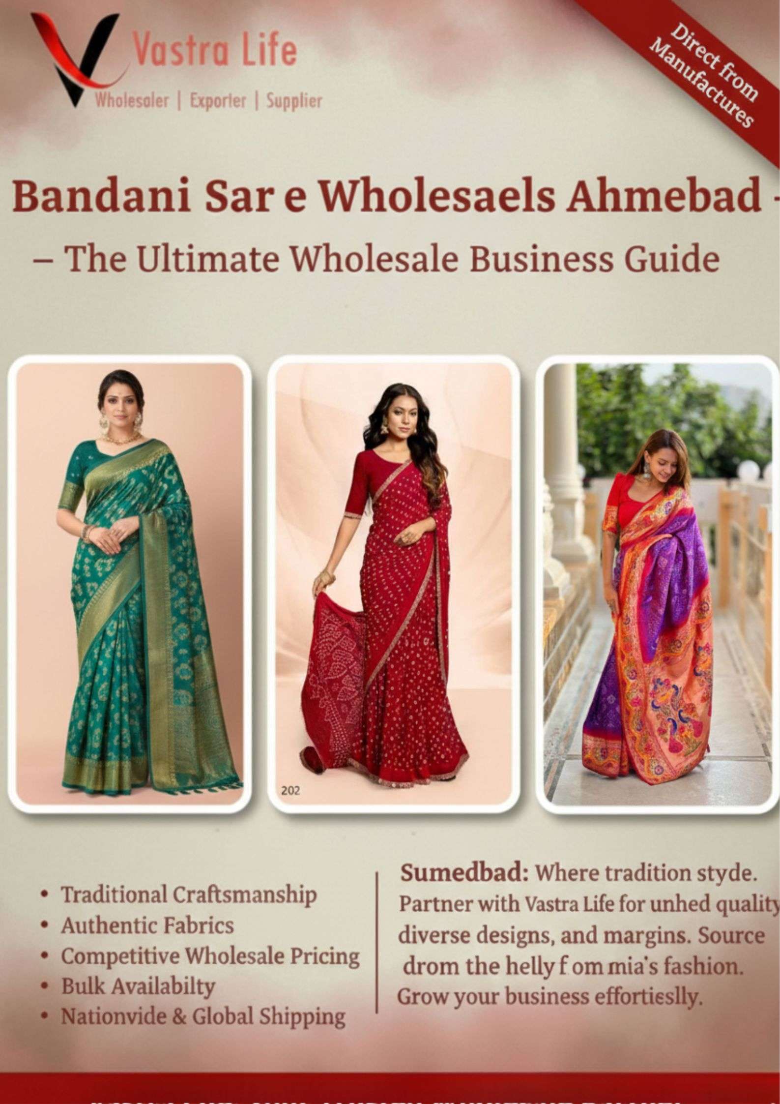 Bandhani Saree Wholesalers Ahmedabad – The Ultimate Wholesale Business Guide