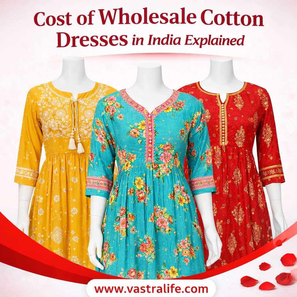 Cost of Wholesale Cotton Dresses in India