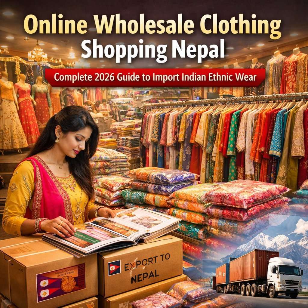 Online Wholesale Clothing Shopping Nepal: Complete 2026 Guide to Import Indian Ethnic Wear