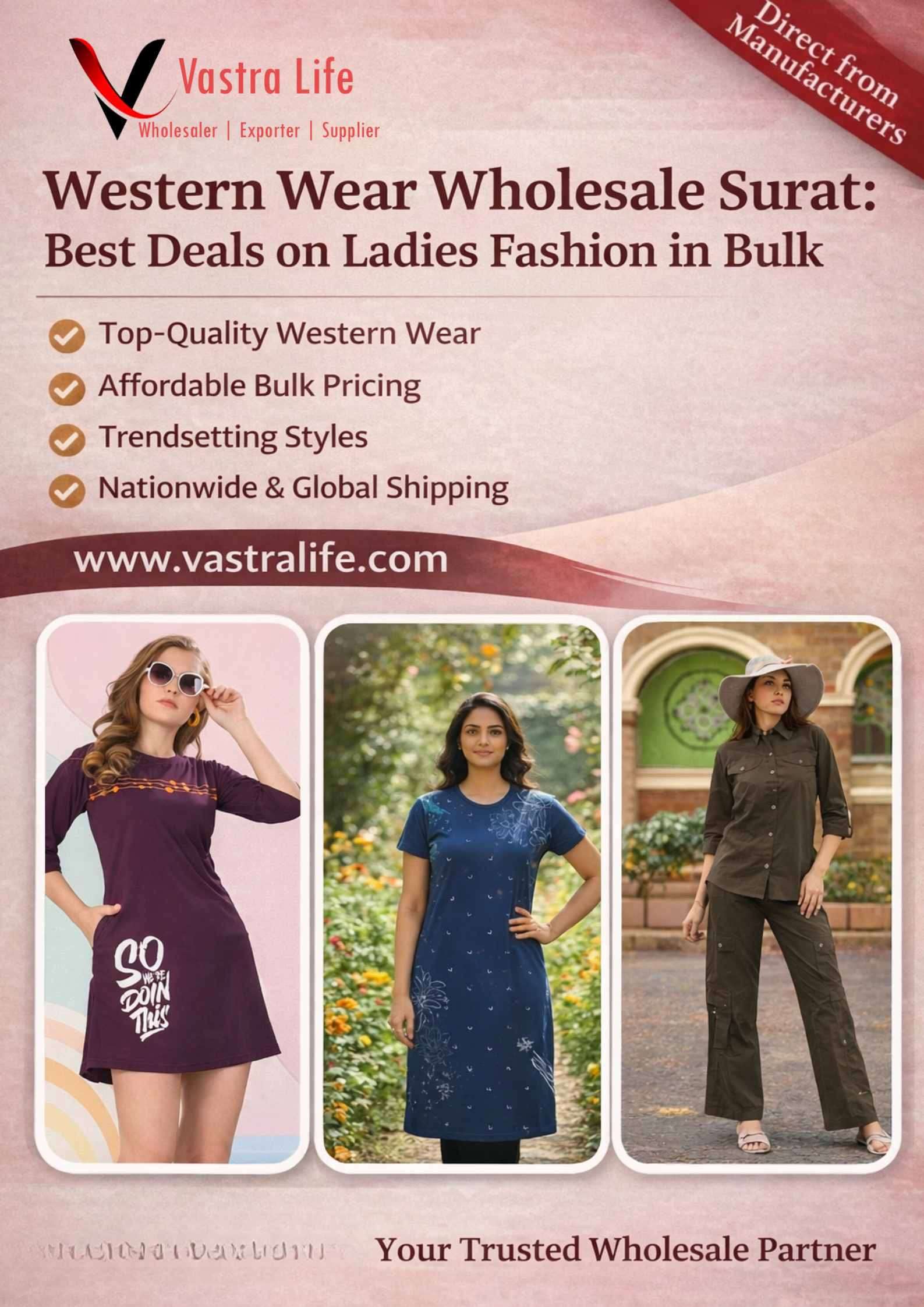 Western Wear Wholesale Surat: Best Deals on Ladies Fashion in Bulk