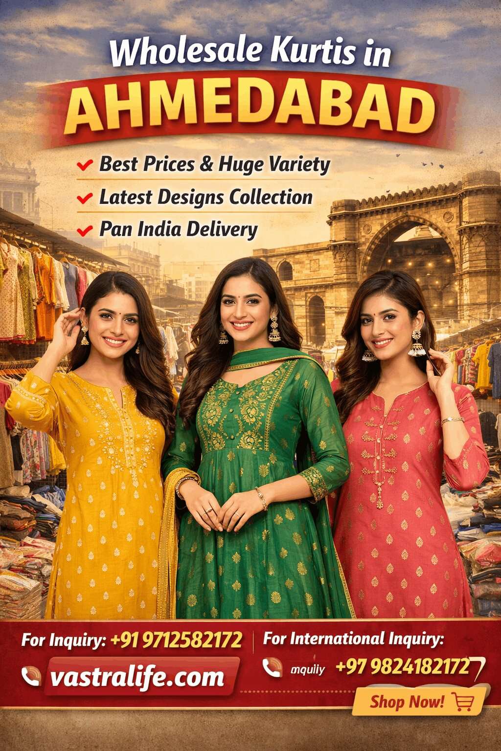 Wholesale Kurtis in Ahmedabad – Complete Buying Guide for Retailers (2026)