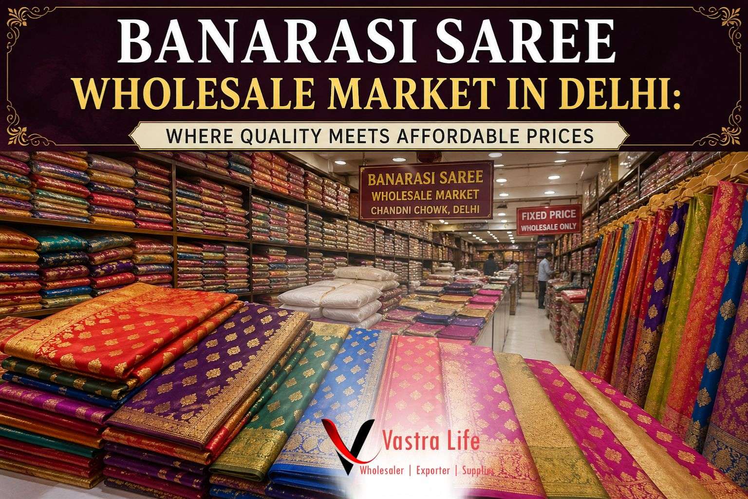Banarasi Saree Wholesale Market in Delhi: Where Quality Meets Affordable Prices
