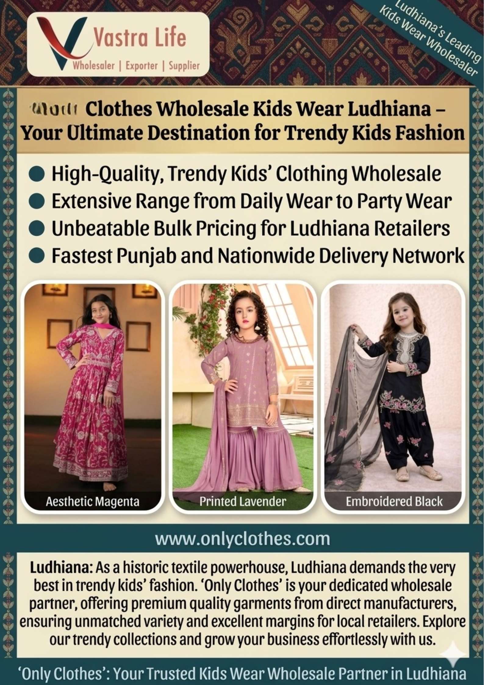 Clothes Wholesale Kids Wear Lidhiana – Your Ultimate Destination for Trendy Kids Fashion