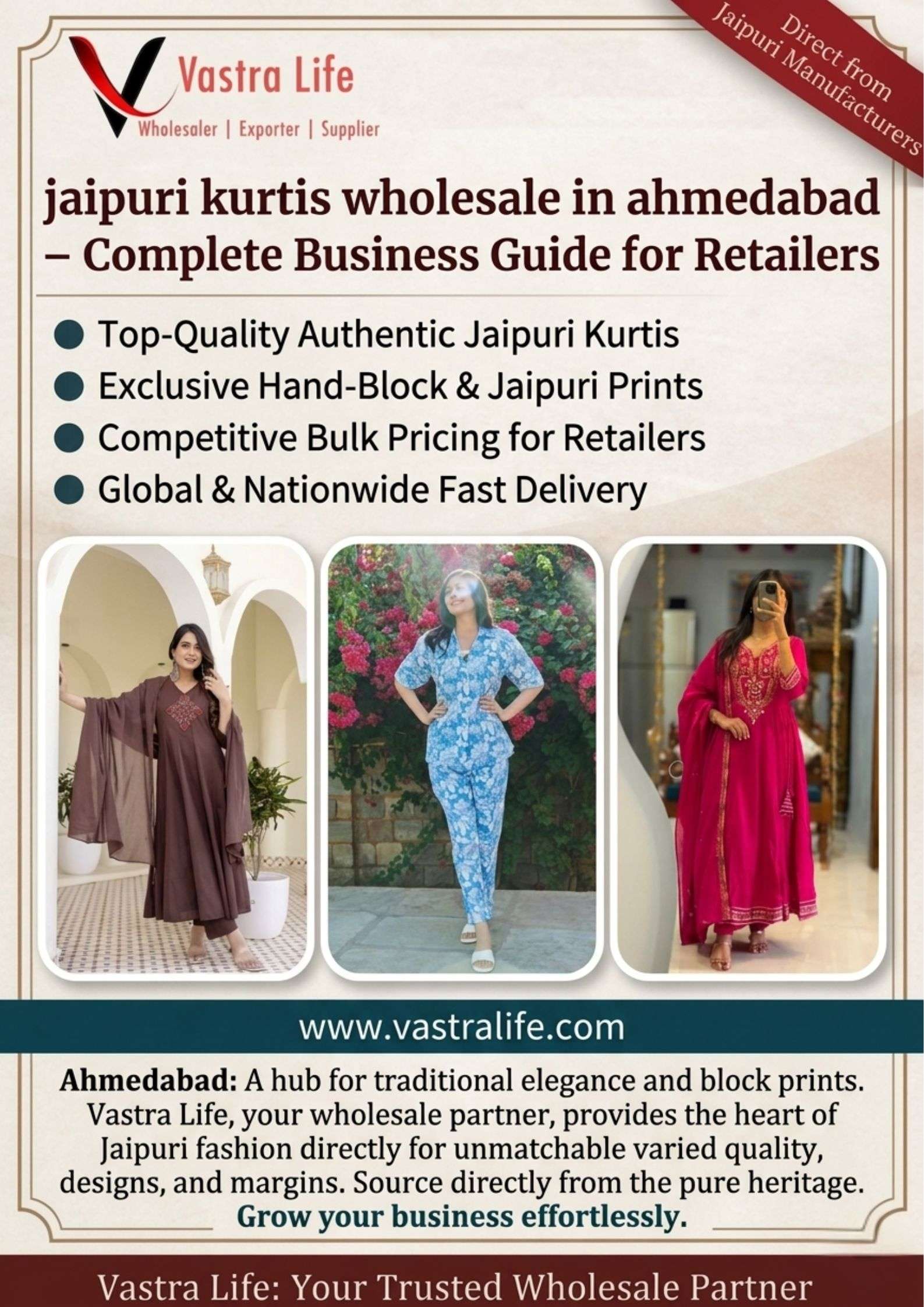jaipuri kurtis wholesale in ahmedabad – Complete Business Guide for Retailers