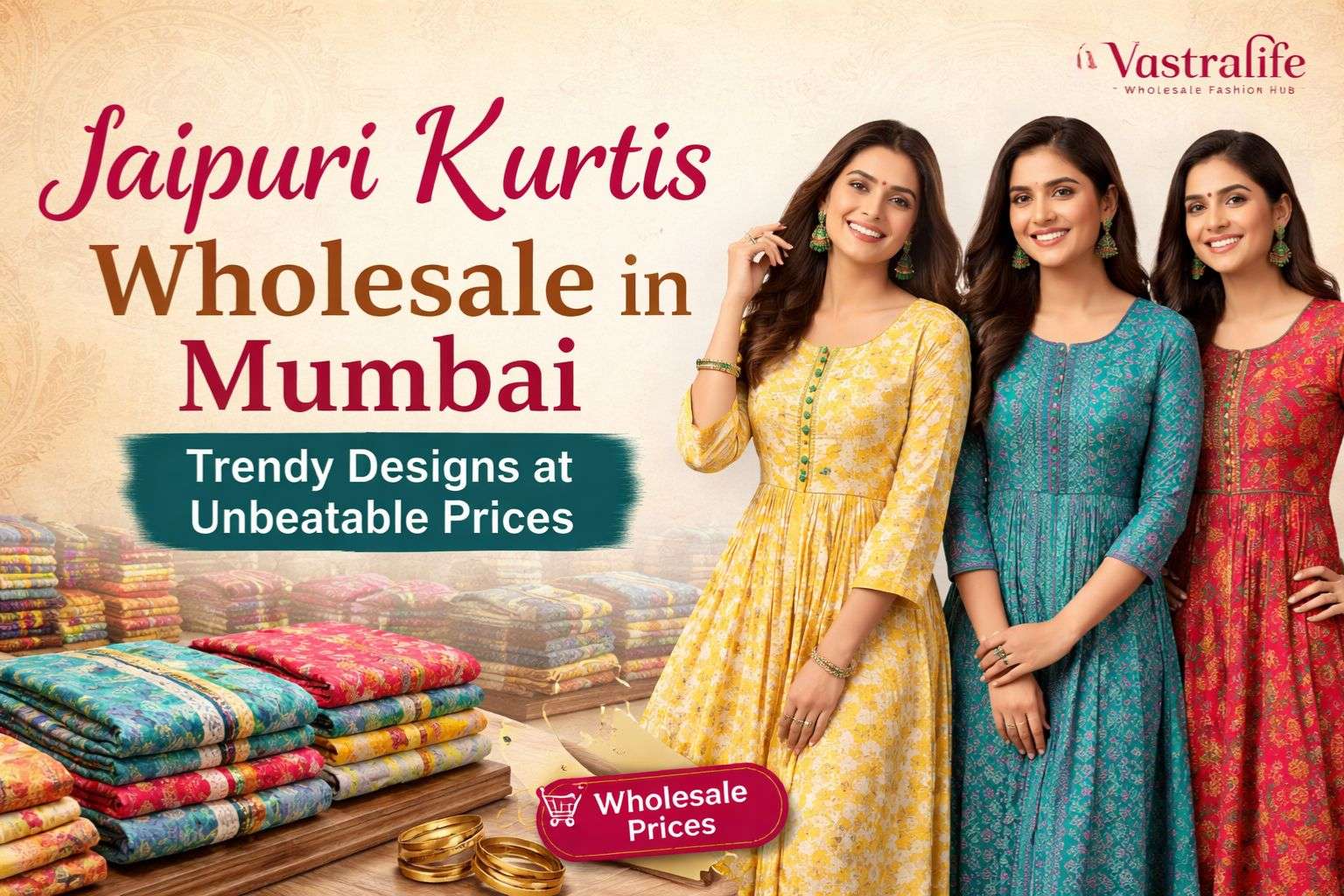Jaipuri Kurtis Wholesale in Mumbai – Trendy Designs at Unbeatable Prices