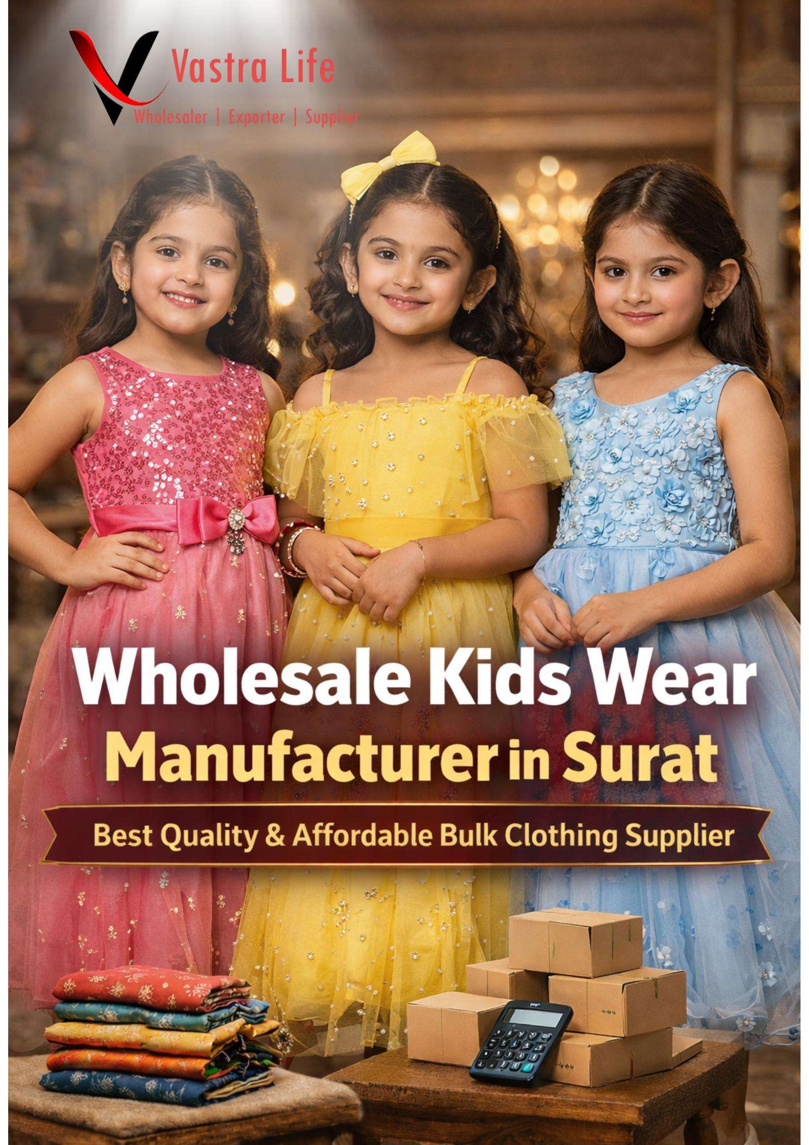 Wholesale Kids Wear Manufacturer in Surat – Best Quality & Affordable Bulk Clothing Supplier