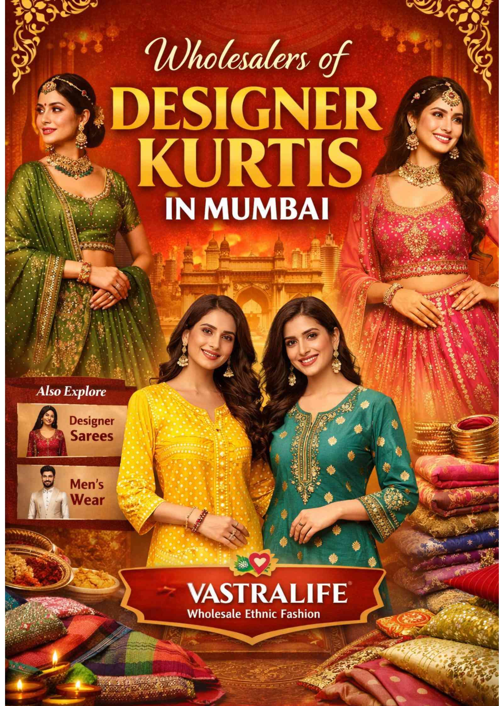 wholesalers of designer kurtis in mumbai