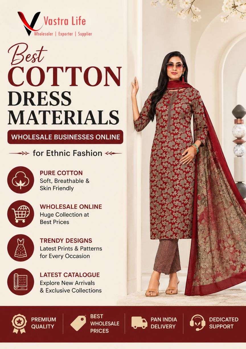 Best Cotton Dress Materials Wholesale Businesses Online for Ethnic Fashion