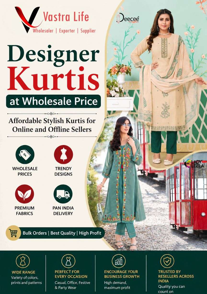 Designer Kurtis at Wholesale Price – Affordable Stylish Kurtis for Online and Offline Sellers 