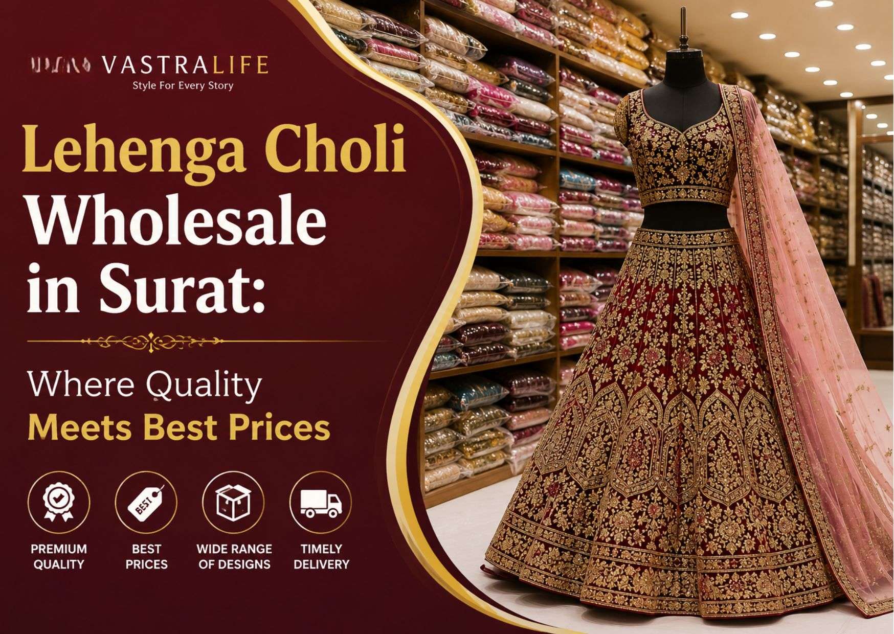 Lehenga Choli Wholesale in Surat: Where Quality Meets Best Prices