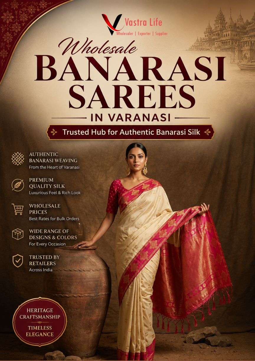Wholesale Banarasi Sarees in Varanasi – Trusted Hub for Authentic Banarasi Silk