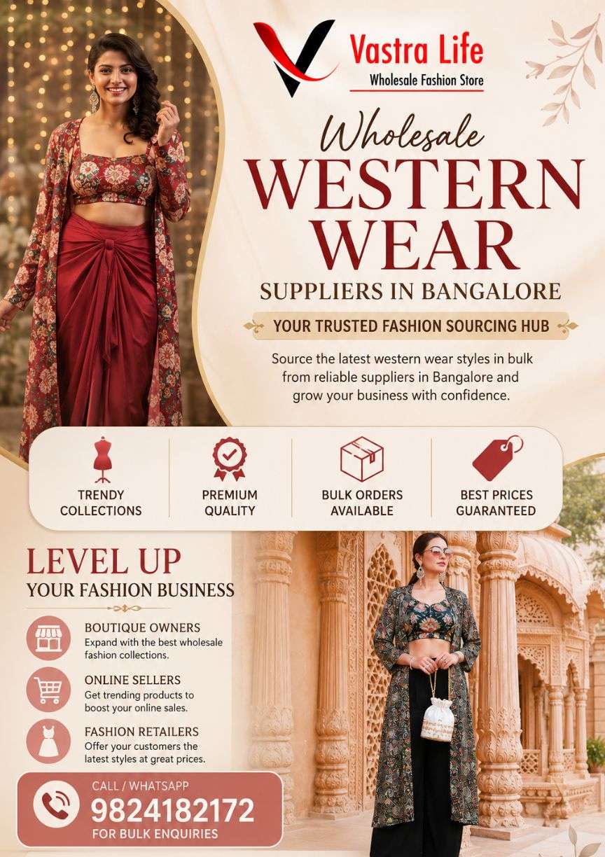 Wholesale Western Wear Suppliers in Bangalore – Your Trusted Fashion Sourcing Hub