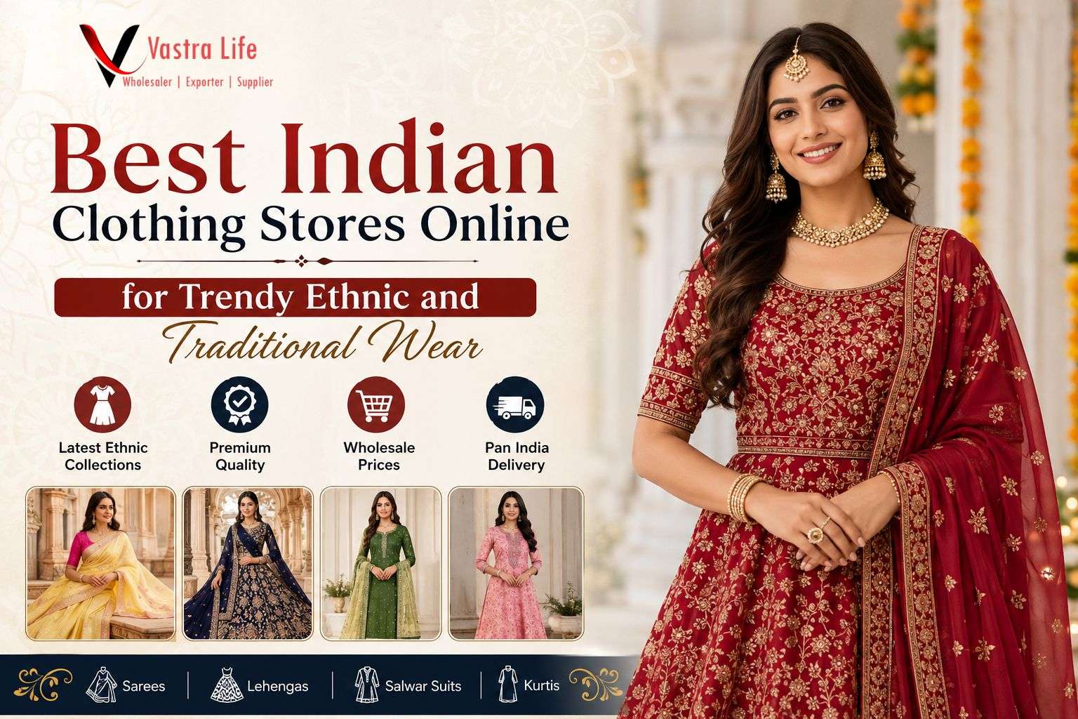 Best Indian Clothing Stores Online for Trendy Ethnic and Traditional Wear