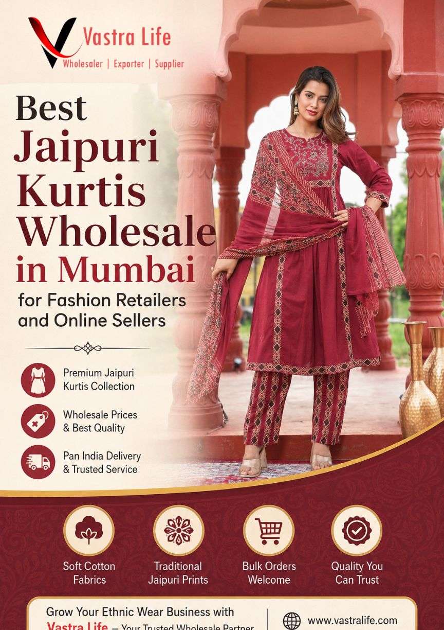 Best Jaipuri Kurtis Wholesale in Mumbai for Fashion Retailers and Online Sellers