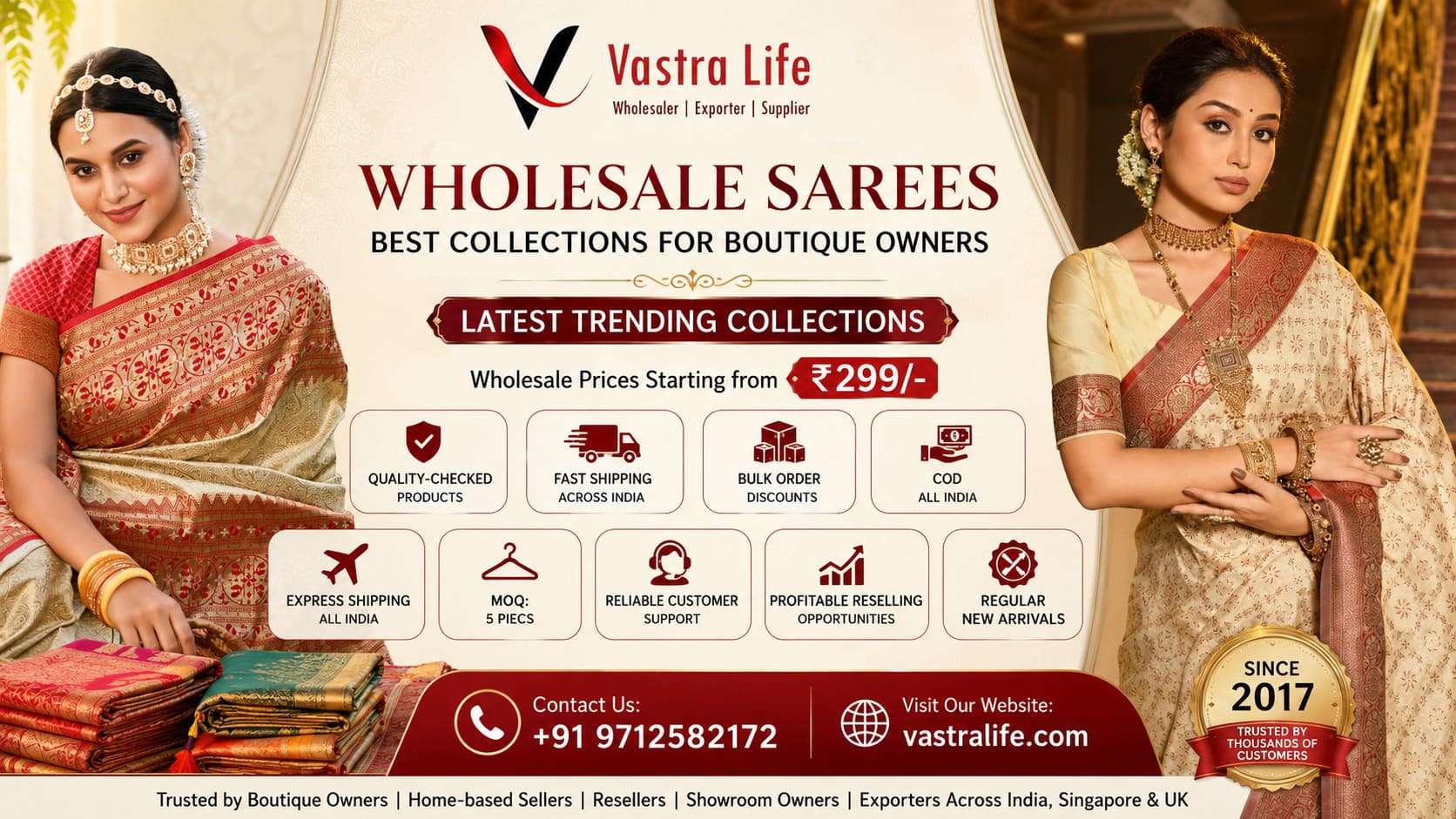 Best Saree Collections for Boutique Owners in 2026