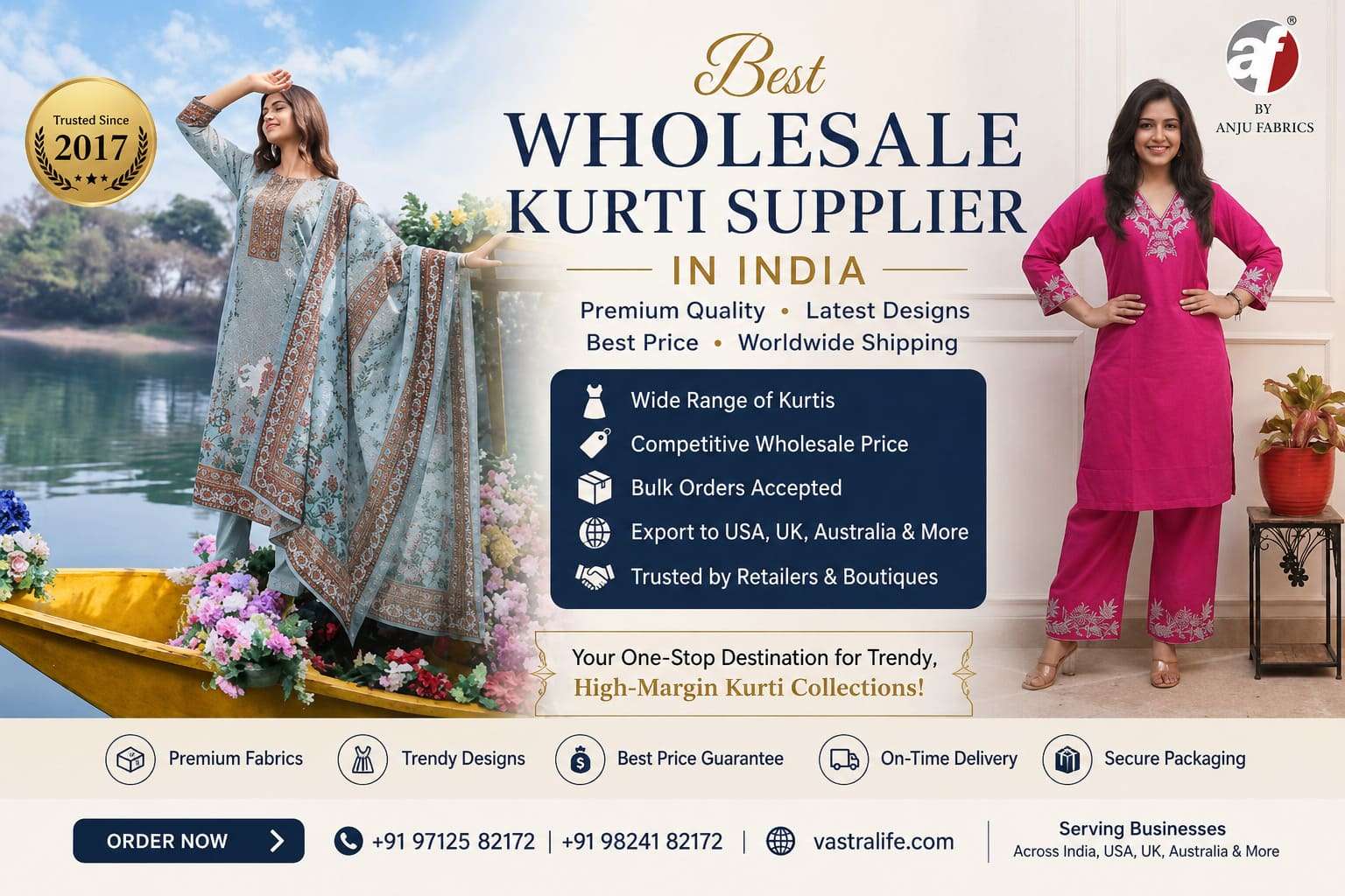 Best Wholesale Kurti Supplier in India (2026 Guide) – Trusted Surat Kurti Wholesaler for Retailers, Boutiques & Global Buyers
