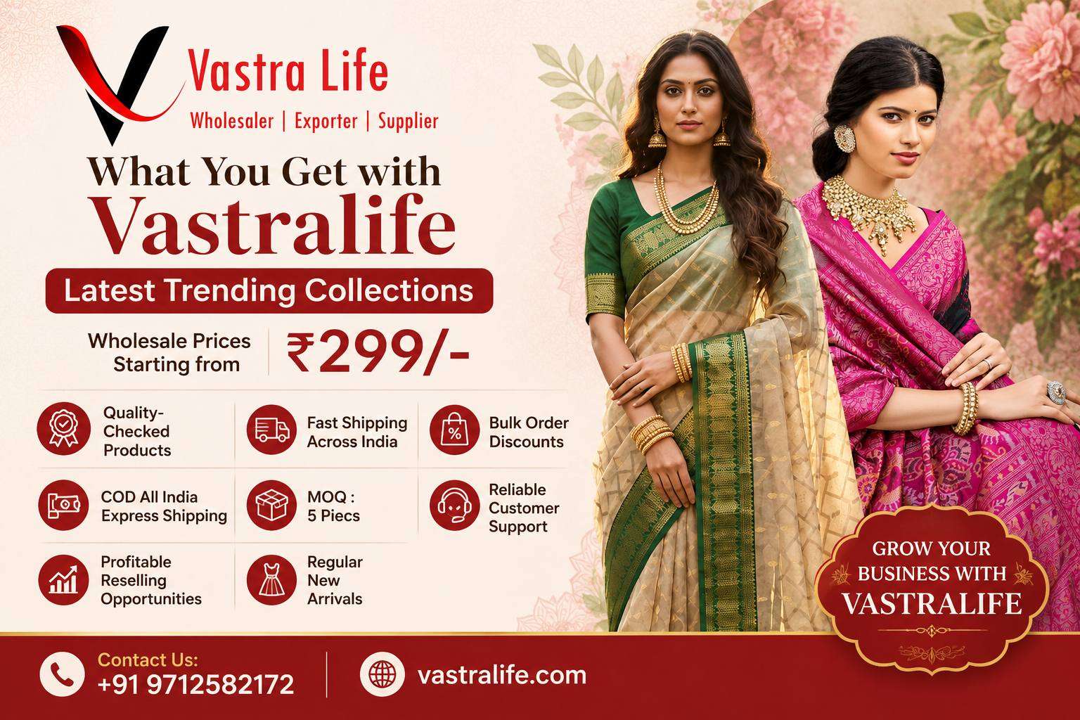 Bulk Saree Supplier for Boutiques 2026