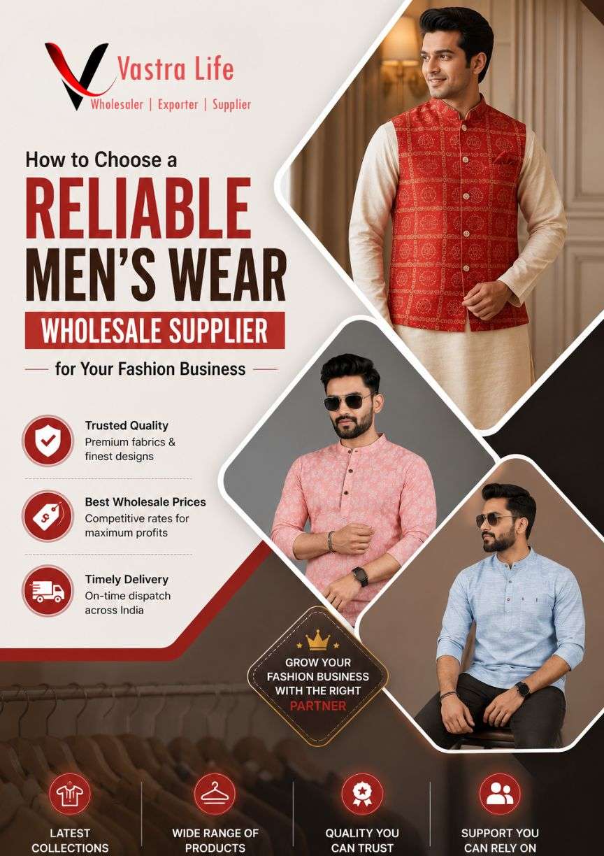How to Choose a Reliable Men’s Wear Wholesale Supplier for Your Fashion Business