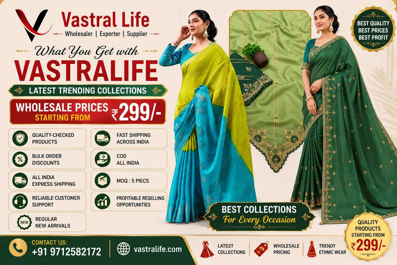 Latest Saree Wholesale Collection 2026 