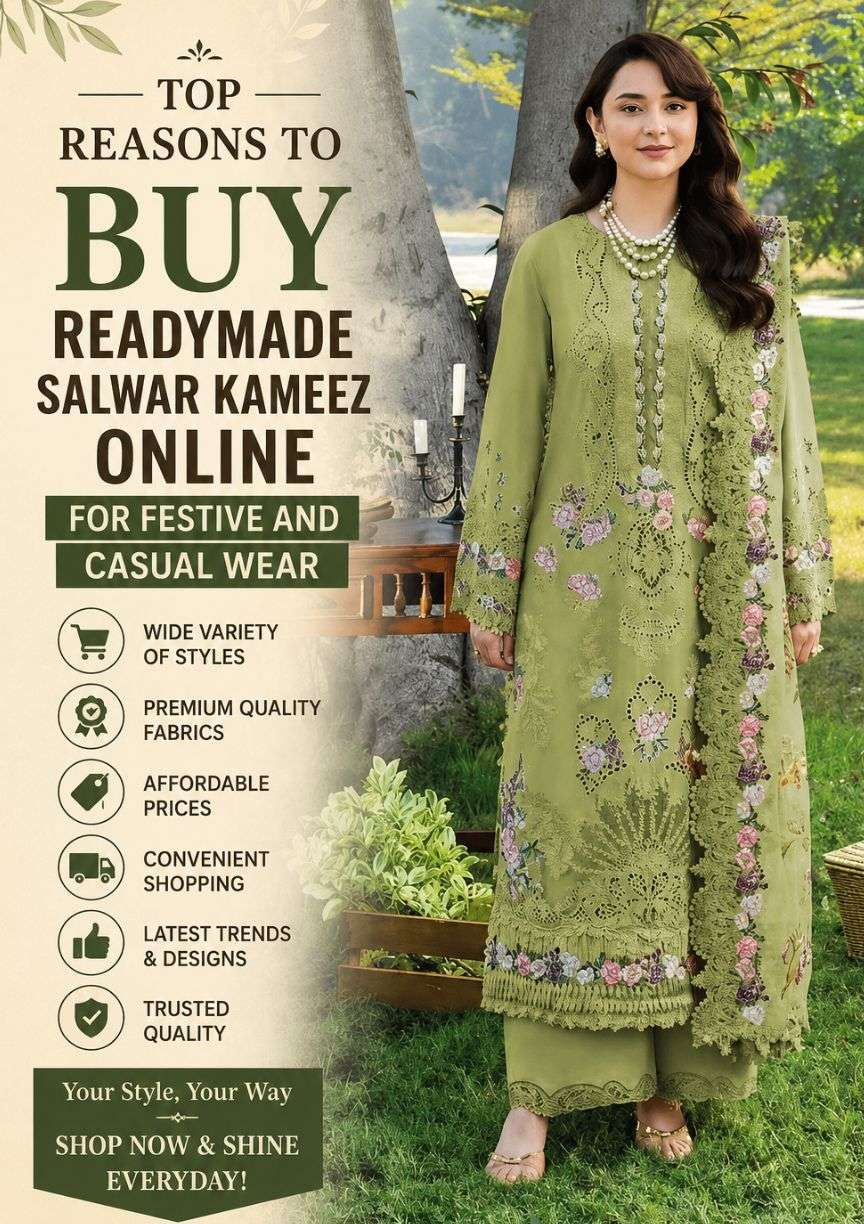 Reasons to Buy Readymade Salwar Kameez Online for Festive and Casual Wear