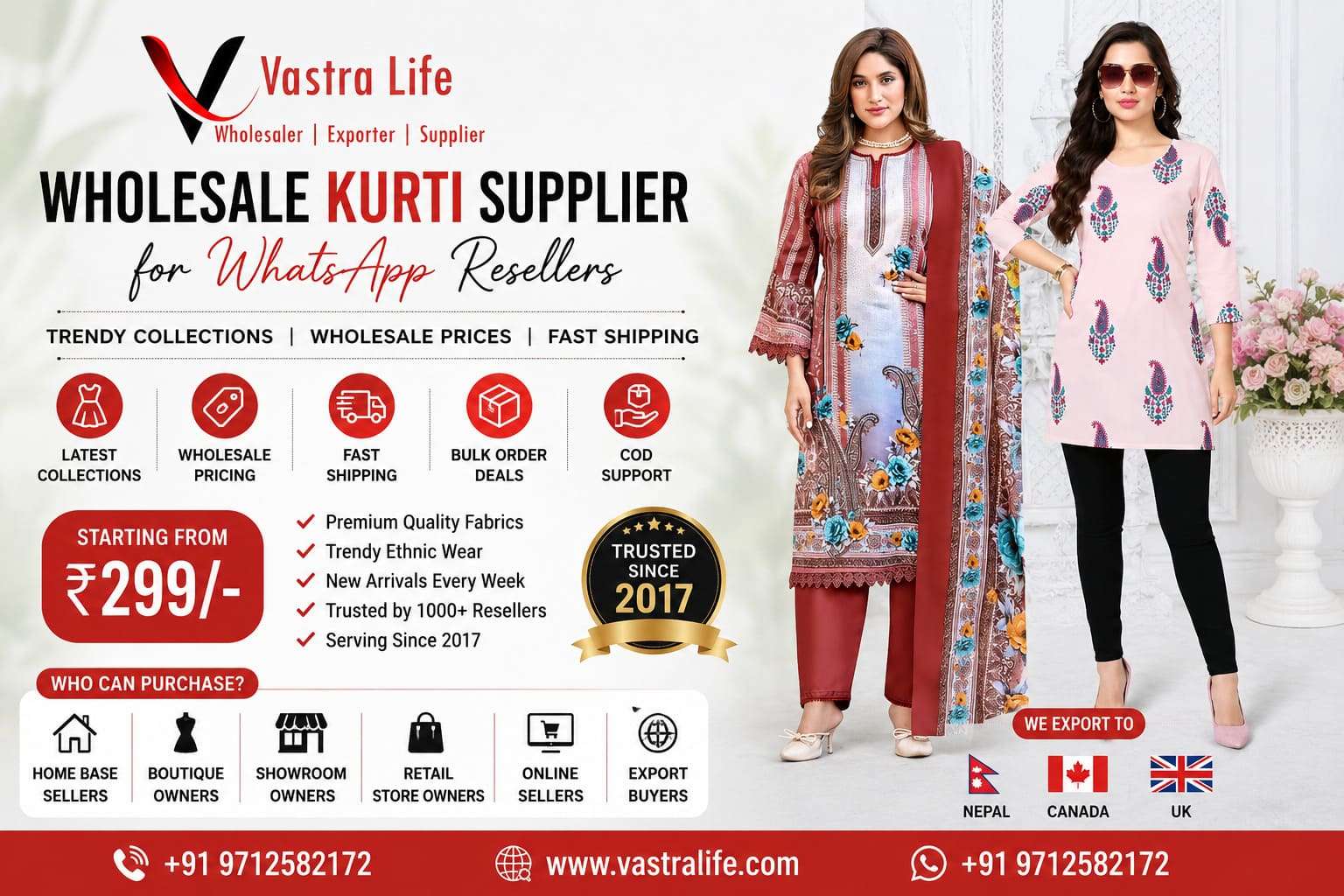 Start WhatsApp Reselling with a Wholesale Kurti Supplier 2026