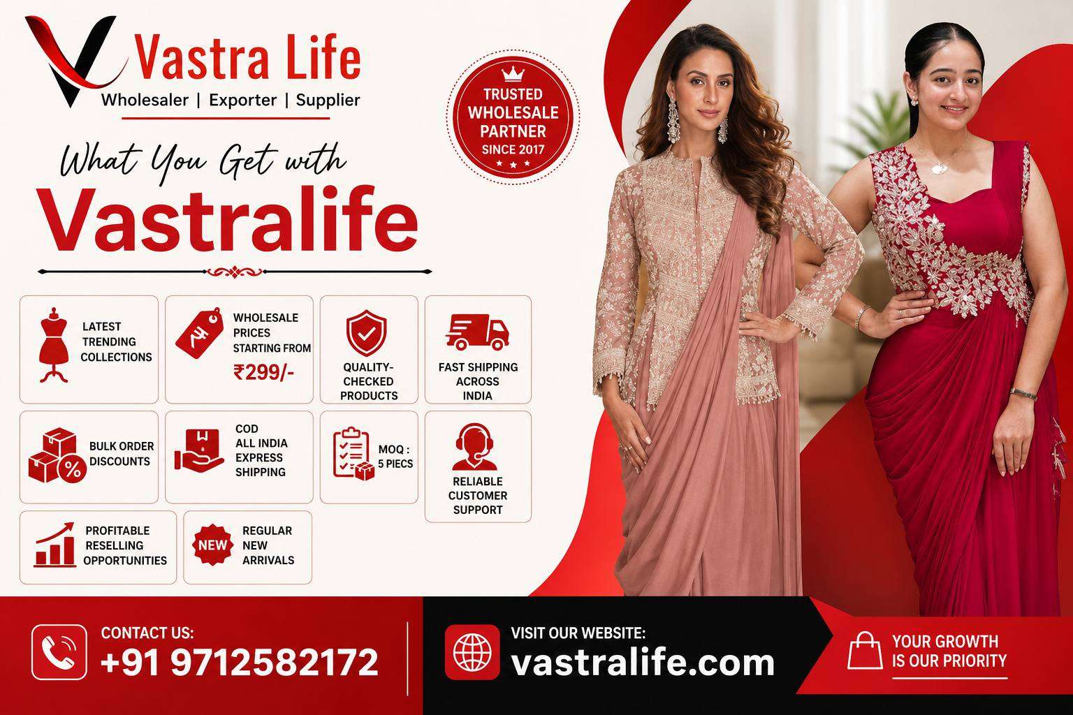 Best Ready to Wear Saree Wholesale Suppliers in India 2026