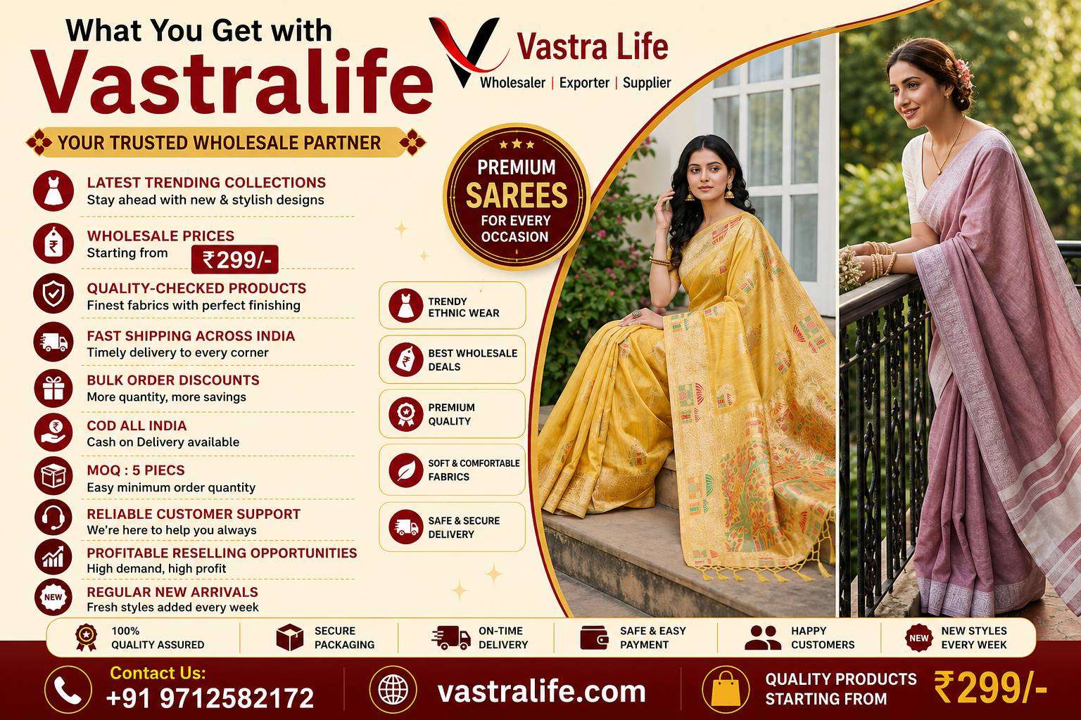 Best Saree Wholesaler for Startups 2026