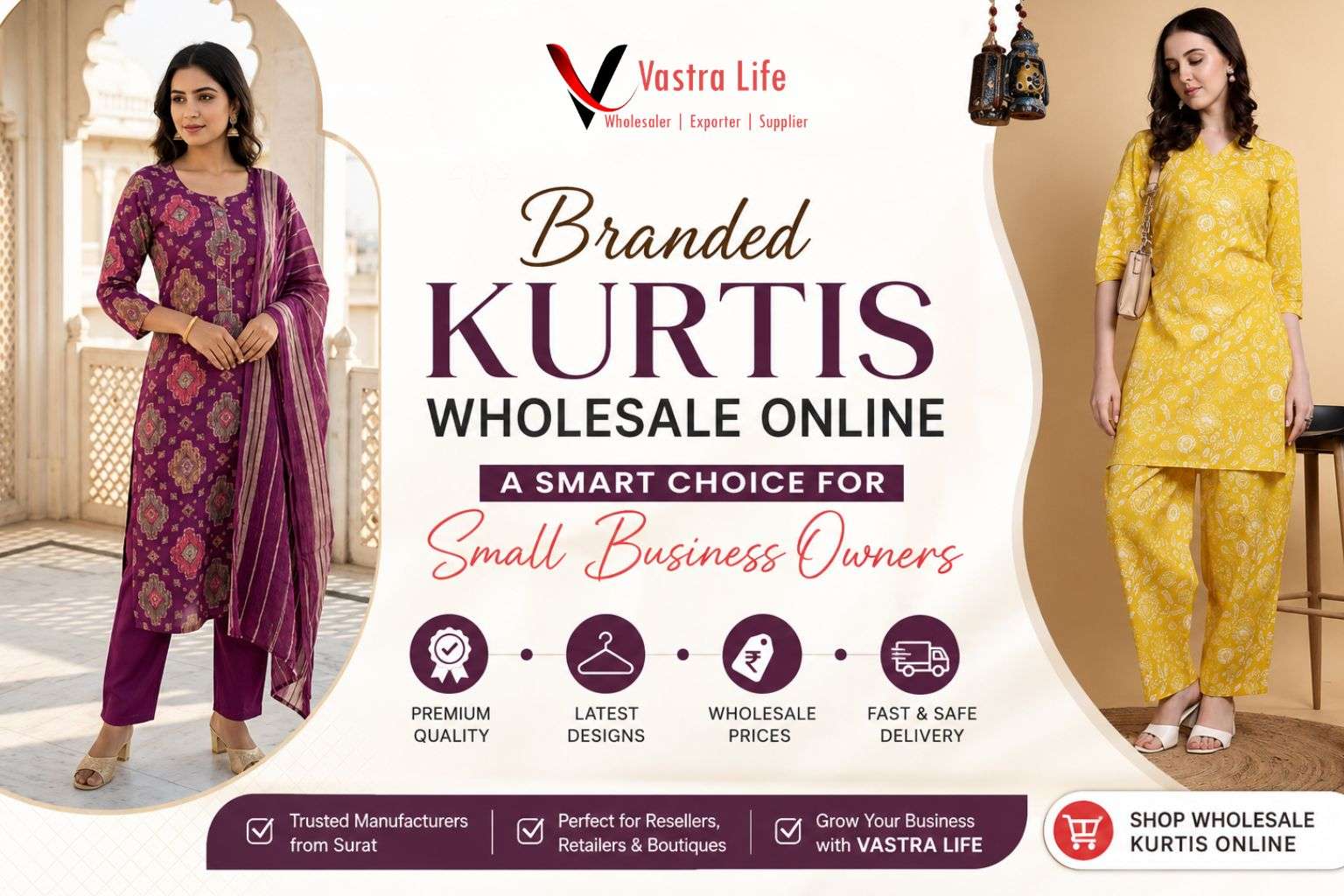 Branded Kurtis Wholesale Online: A Smart Choice for Small Business Owners