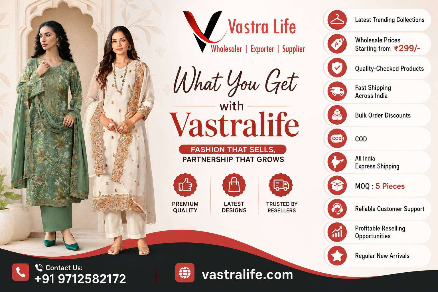 Chanderi Suit Wholesale Market in Surat