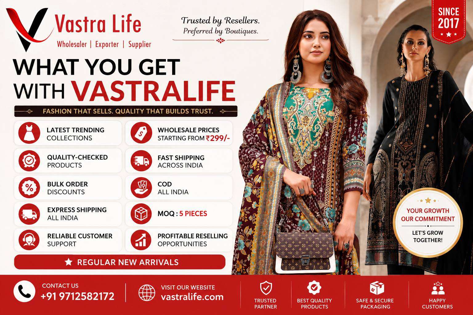 Festive Dress Material Wholesale Collection: Buy Suits at Wholesale Prices in 2026