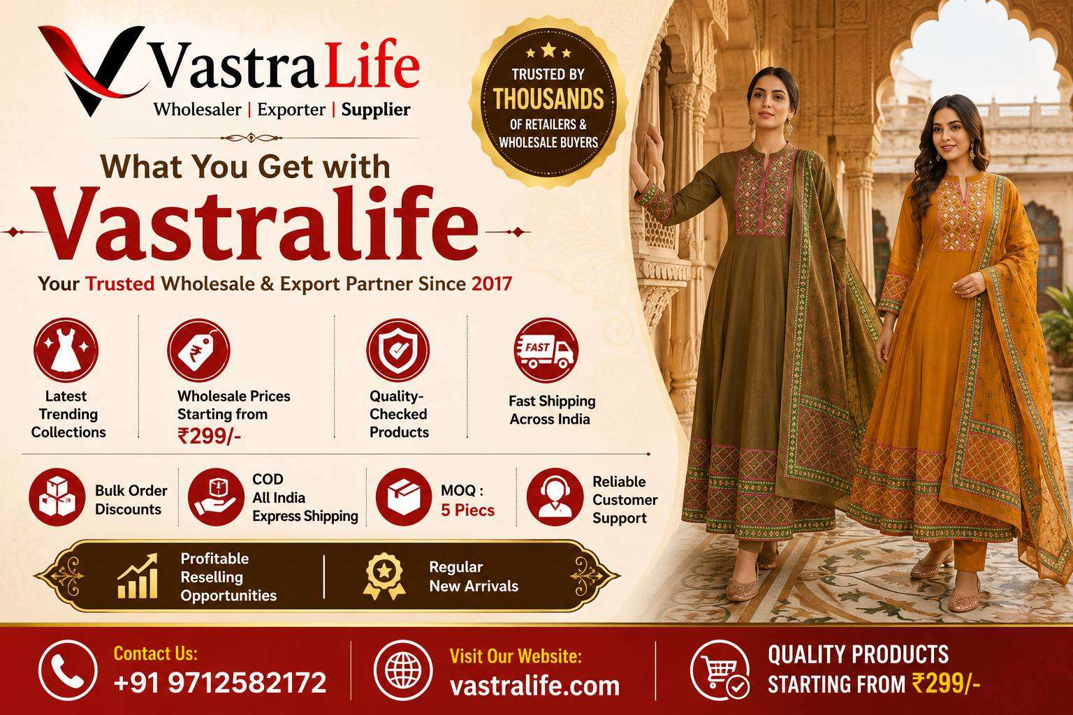 Kurti Wholesale Supplier with Ready Stock from Surat (2026)