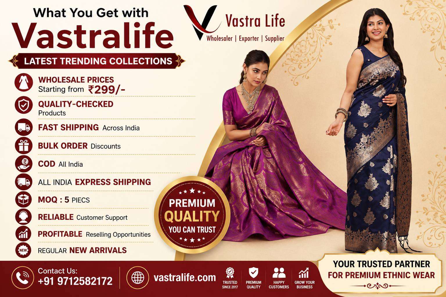 Party Wear Saree Supplier 2026 – Premium Designer Party Wear Sarees 