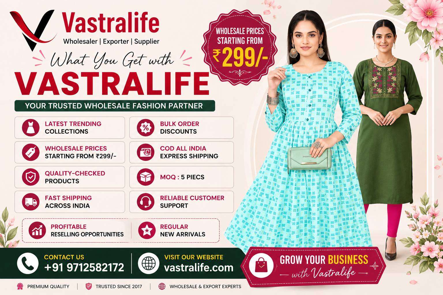 Premium Kurti Sets Wholesale for Boutiques: Trendy Ethnic Wear in India 2026