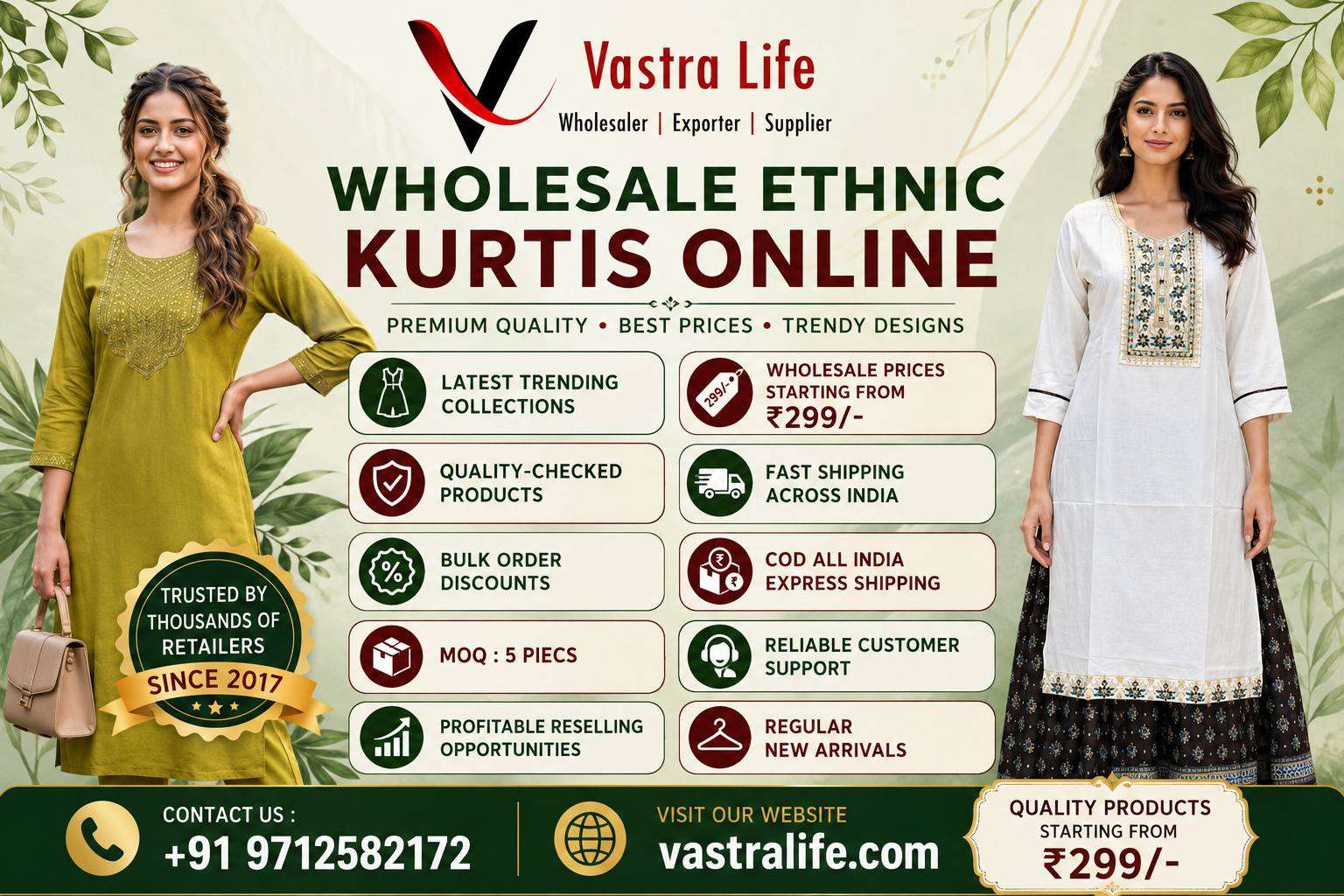  Wholesale Ethnic Kurtis Online – 2026