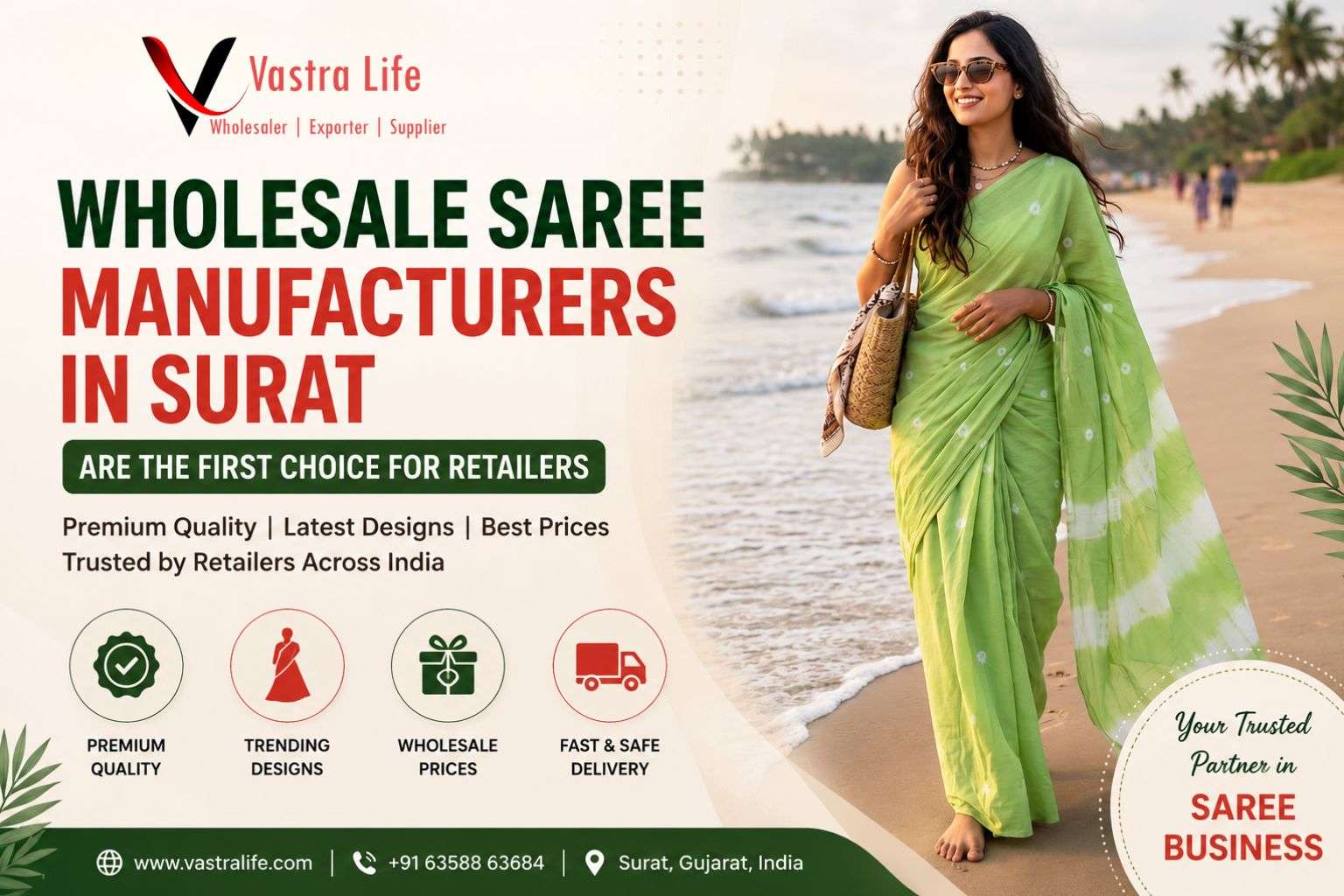 Wholesale Saree Manufacturers in Surat Are the First Choice for Retailers