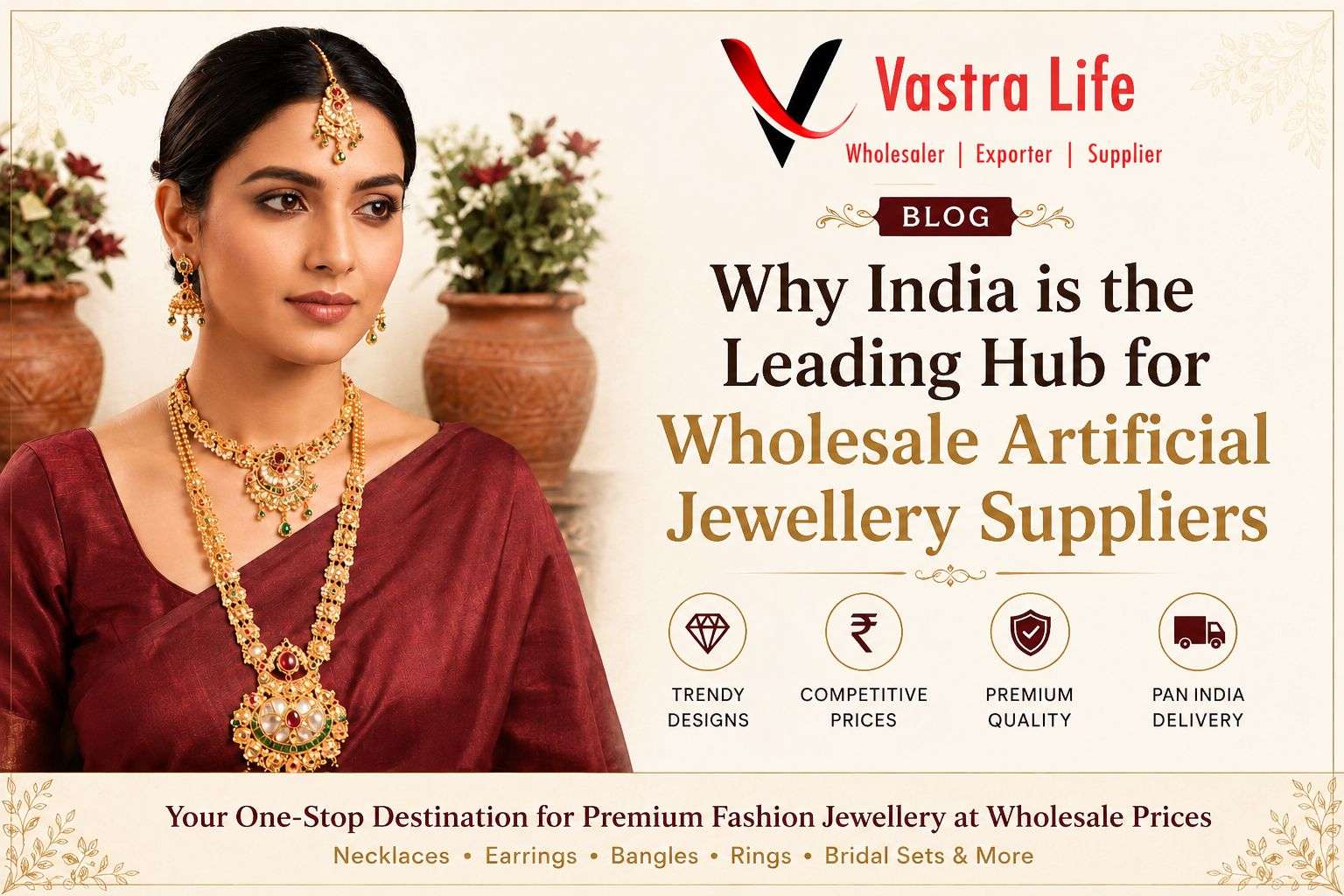 Why India is the Leading Hub for Wholesale Artificial Jewellery Suppliers
