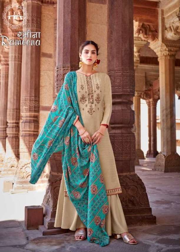 Harshit Rameena Winter Wear Designer Wool Pashmina Catalog