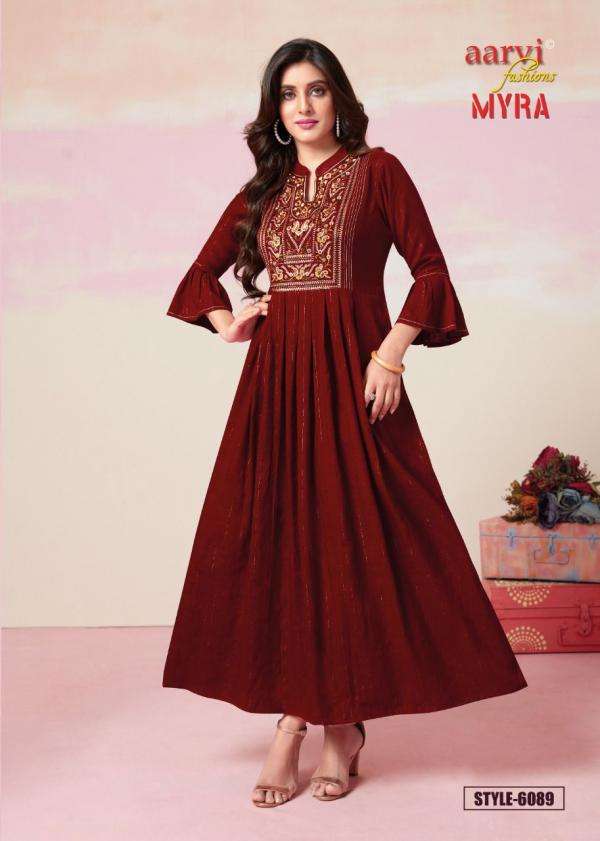 Aarvi Fashion  Aarvi Myra Vol-9 Launches New Kurti Collection