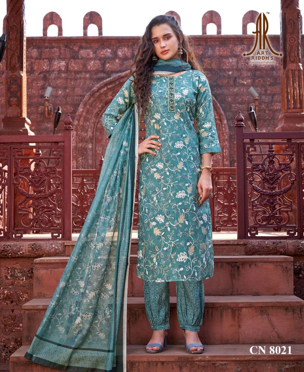 Artriddh Launches  Designer Kurti Pant Dupatta Set  