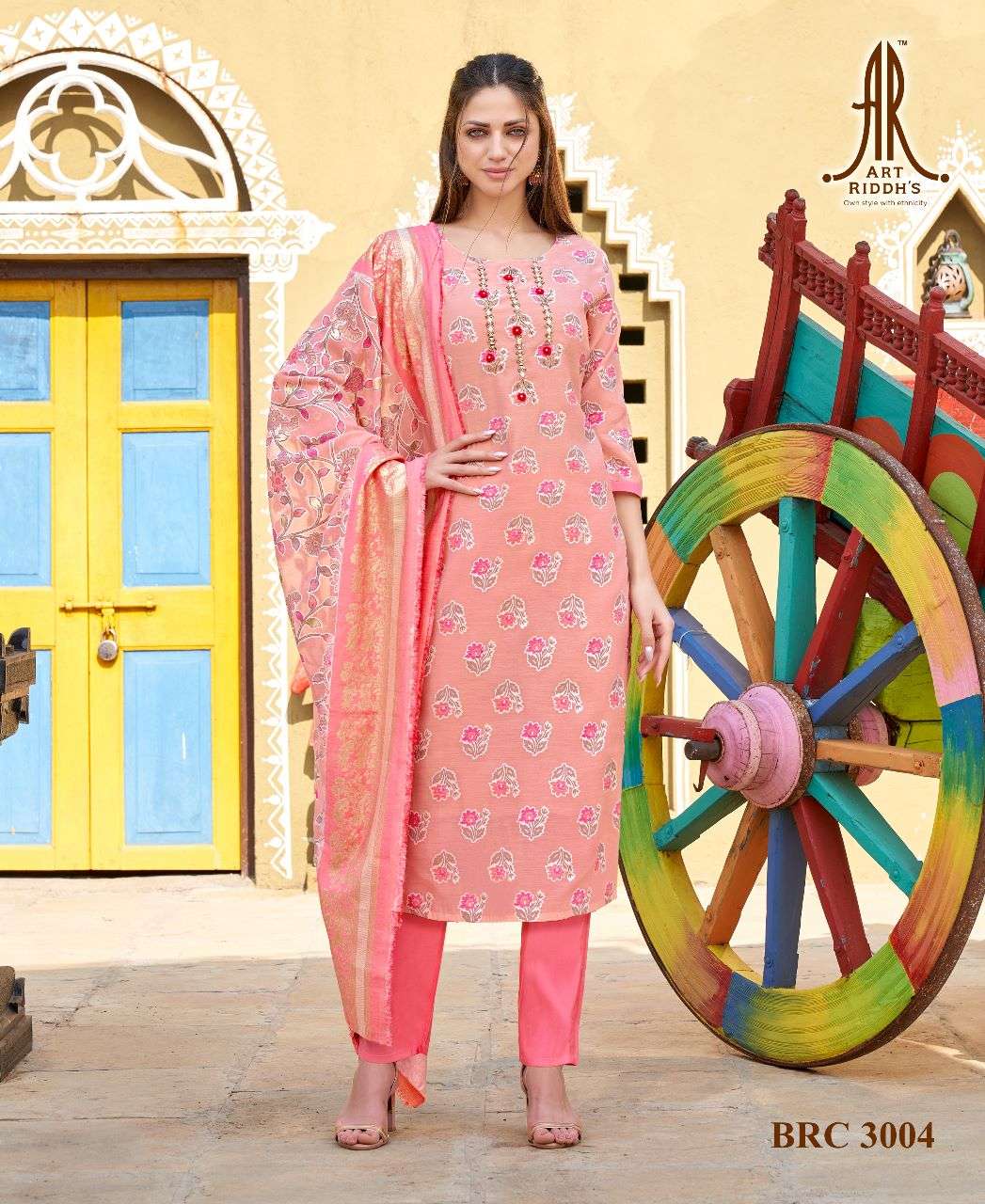 Artriddh Present New Kurti Pant Dupatta Set Collection 