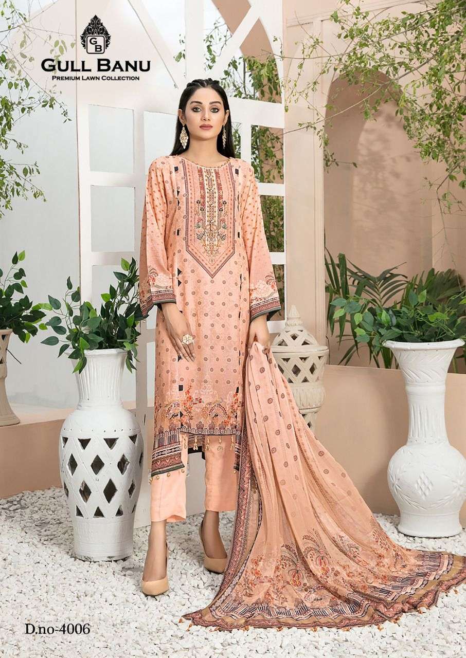 Gull Ahmed GULL BANU VOL-04 Pure Lawn Collection At Wholesale Price