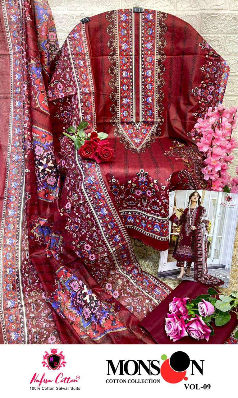 Nafisha Present Monsson Karachi Cotton  Suit Collection 