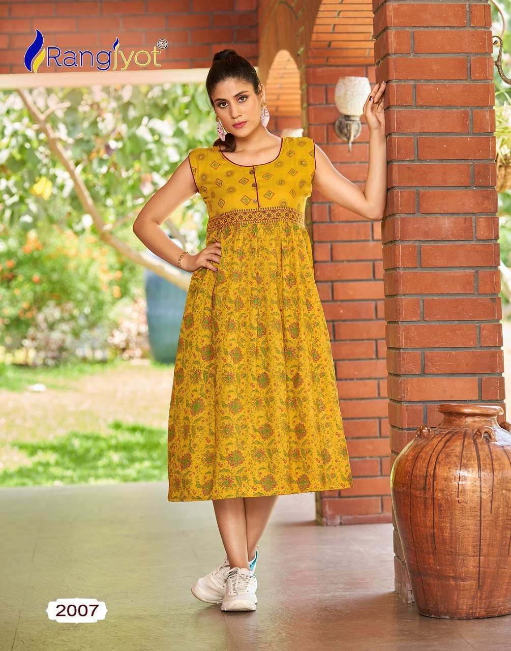 Rangjyot Presents Summer Queen Vol-2 Cotton Designer Dress