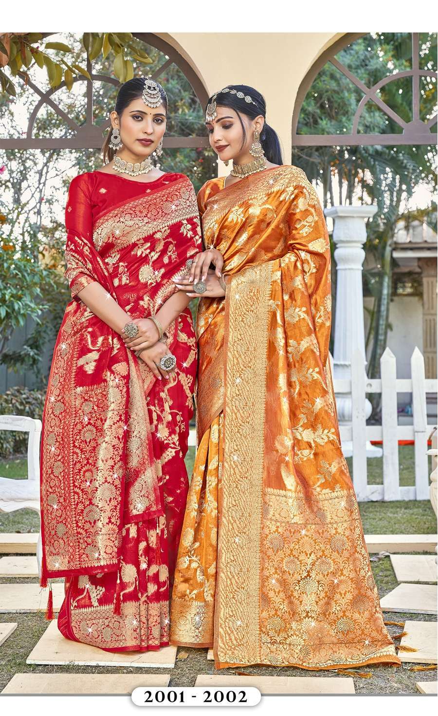 Saroj textile presents Chaaru Vol 2 Banarasi sarees catalogue Collection At Wholesale