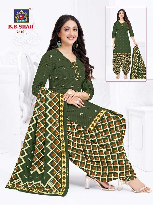 B B Shah Nayraa Vol 6 Cotton Printed Dress Material wholelsale online