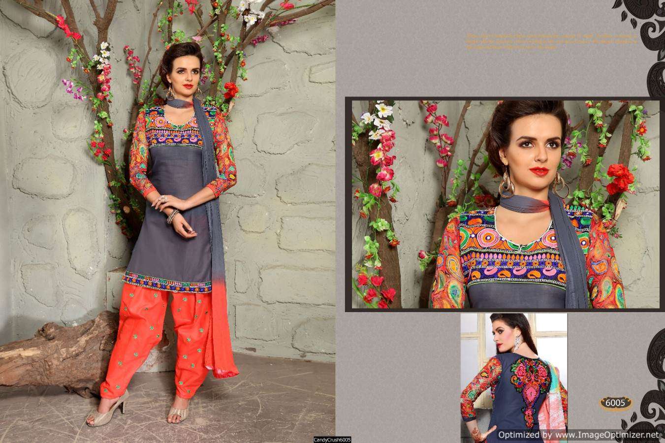 Candy Crush-2 patiyala dress material wholesale online
