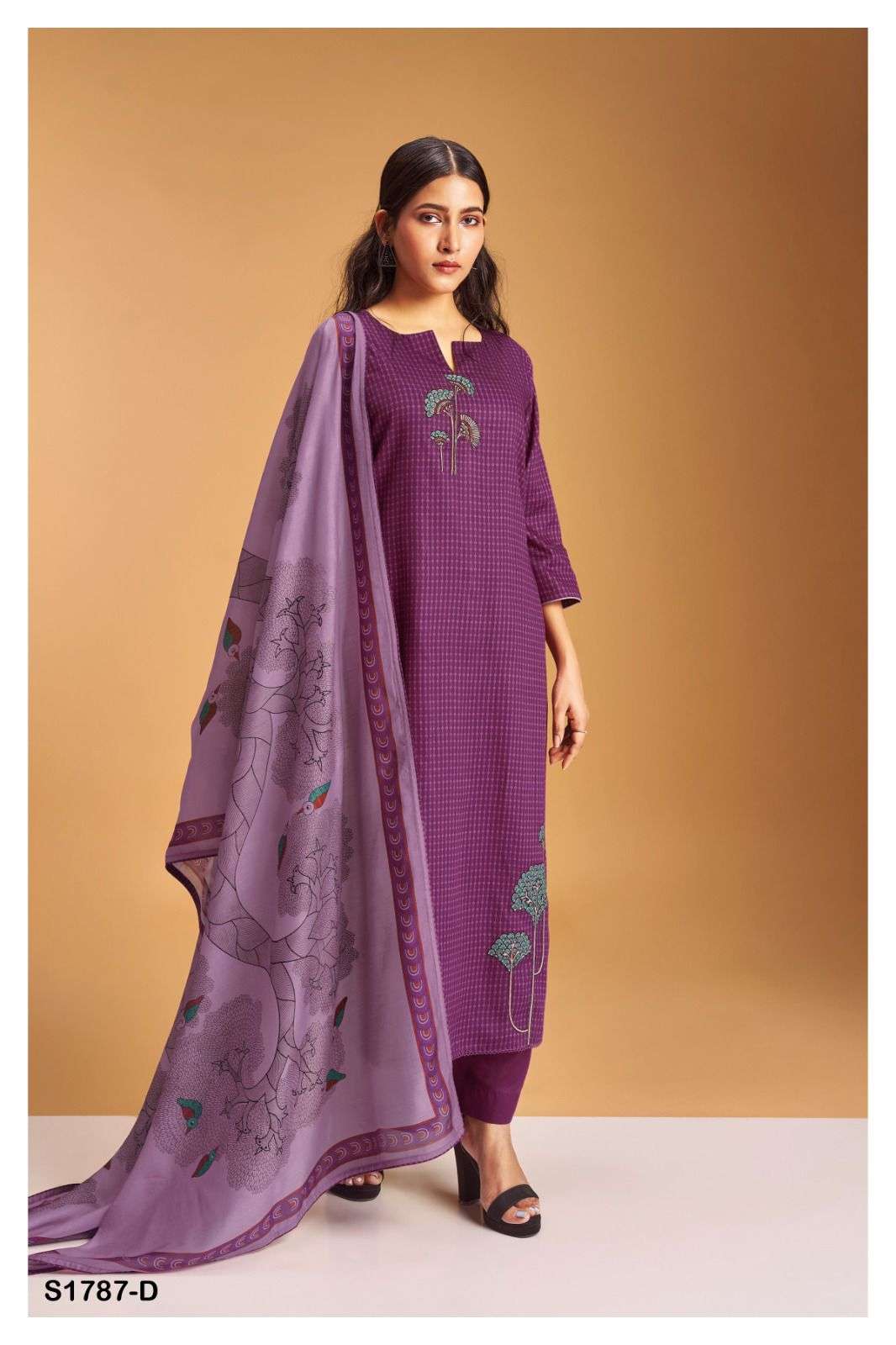 Ganga Abeni S1787 Cotton Silk Designer Salwar Suits wholesale market online